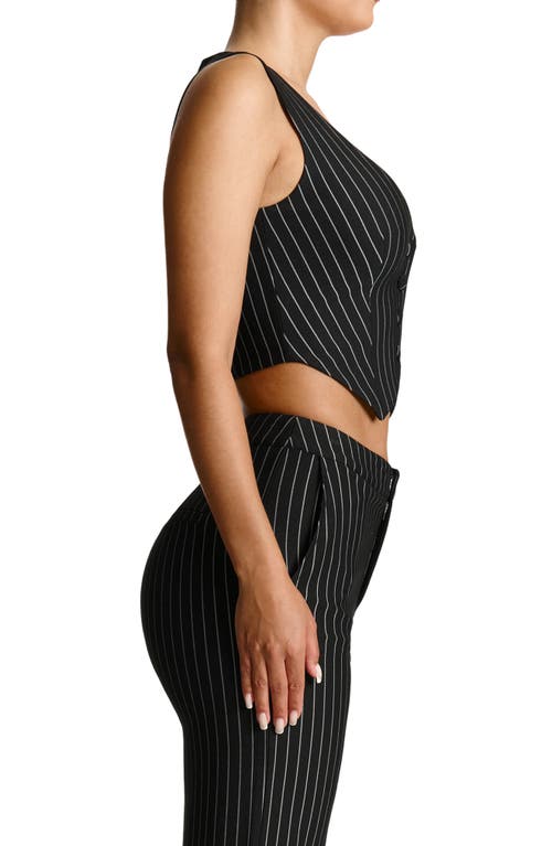 N By Naked Wardrobe Tailored Vest In Black