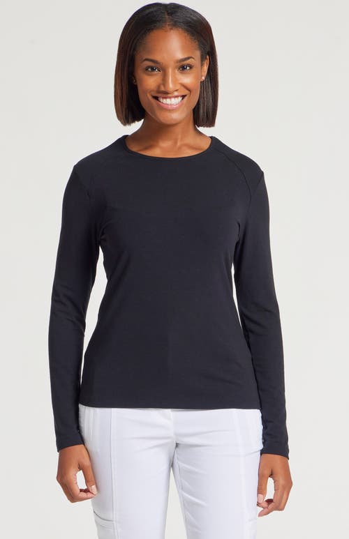 Shop Anatomie Tony Pima Cotton Long-sleeve Top In Black