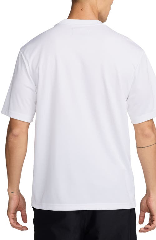 Shop Jordan Essentials Embroidered T-shirt In White