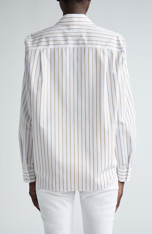 Lafayette 148 Hayward Shirt In Green Yucca Multi