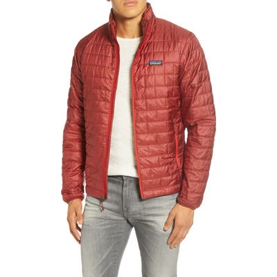 Patagonia Nano Puff Water Resistant Jacket, Red
