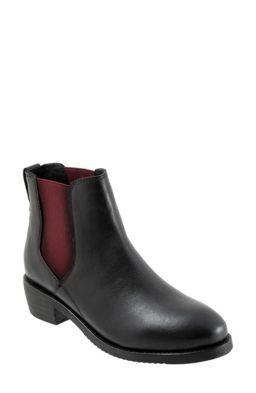 Softwalk ® Rana Chelsea Boot In Black/red