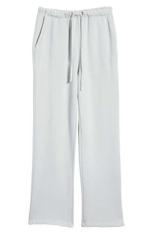 Shop Elwood Core Organic Cotton Straight Leg Sweatpants In Icicle