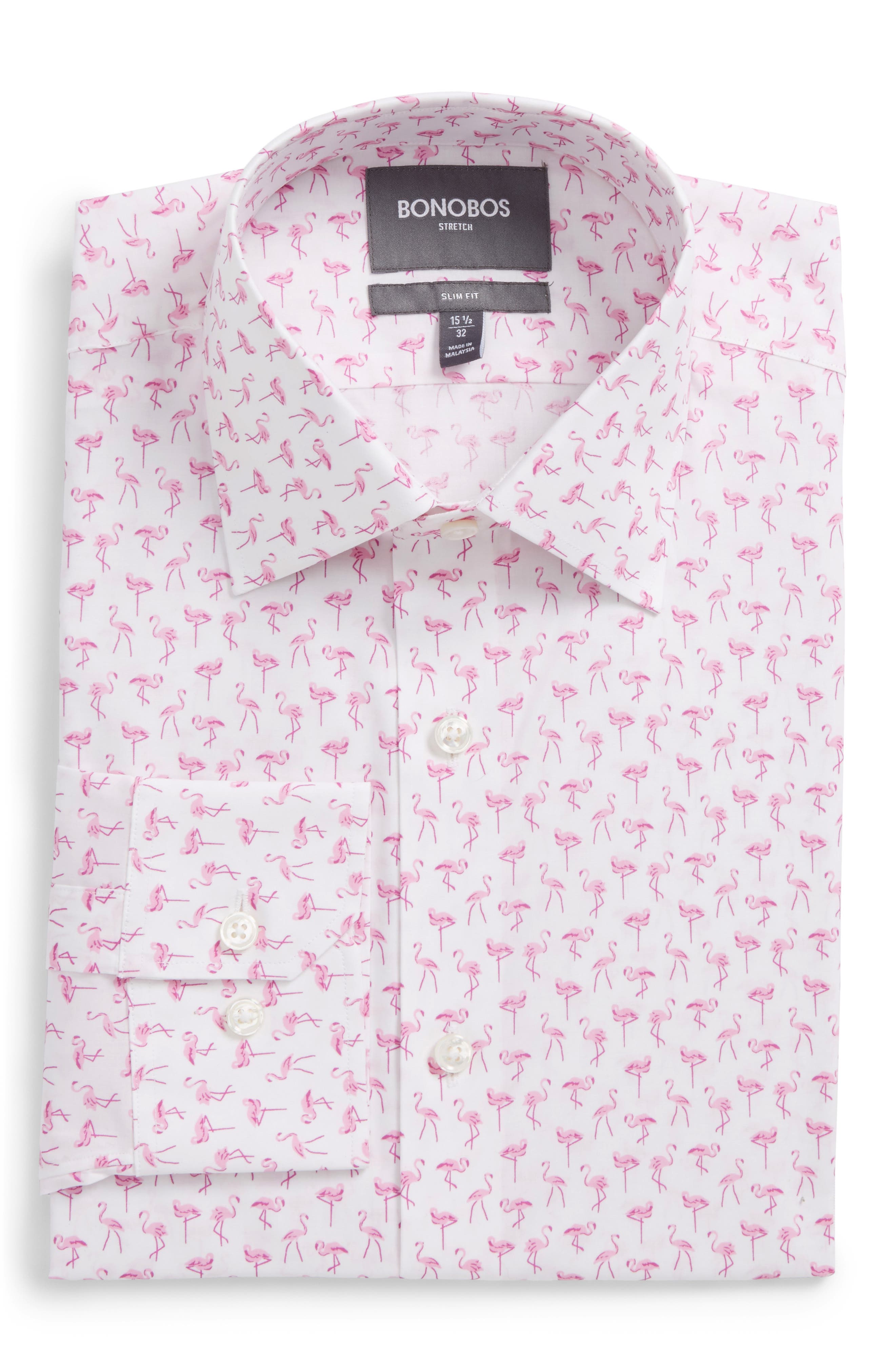 flamingo dress shirt