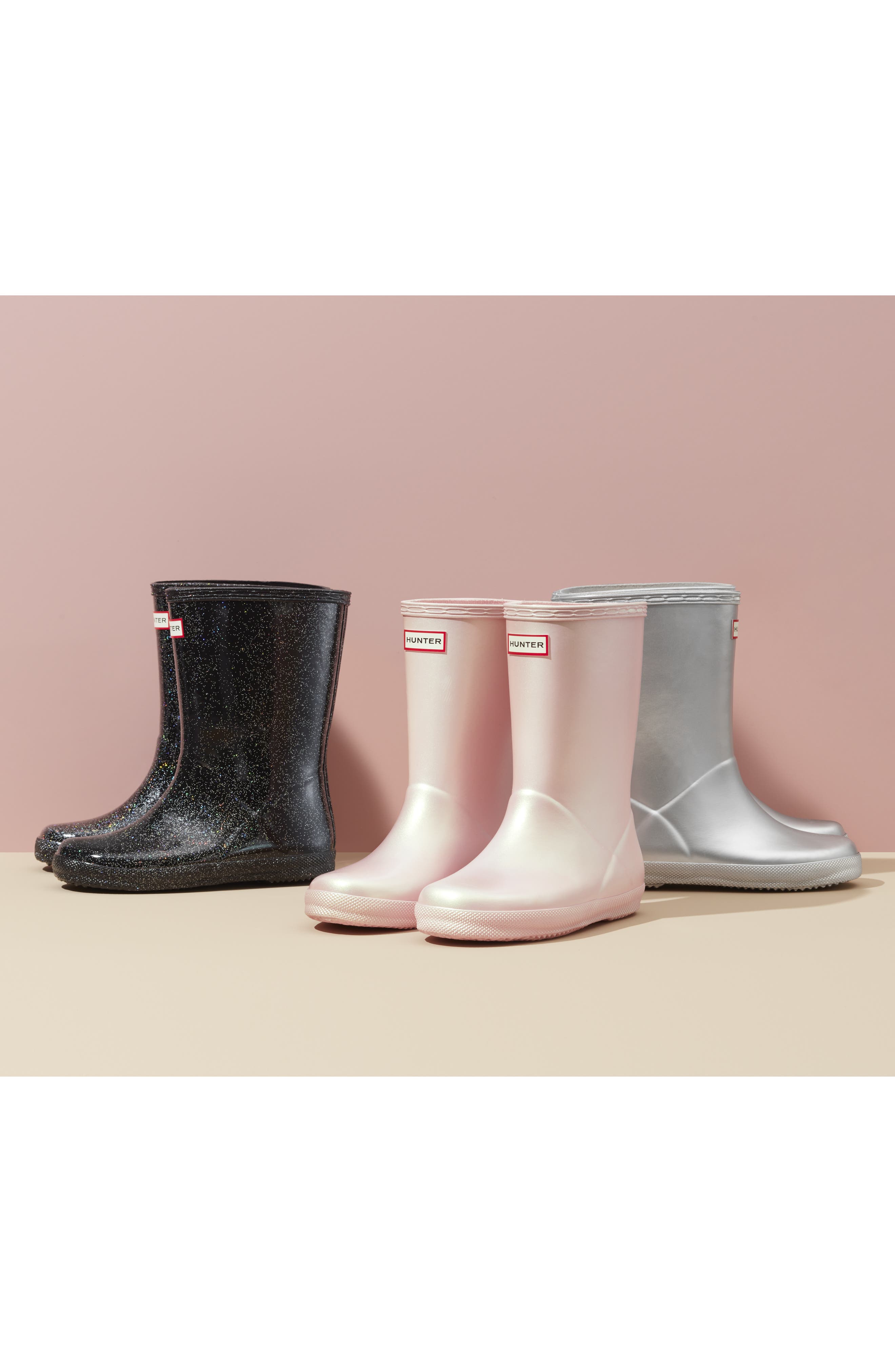 kids purple hunter boots
