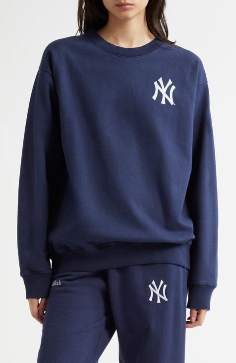 NEW SPORTY buying & RICH CLASSIC LOGO NAVY HOODIE SZ MEDIUM