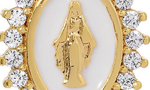 Joy Dravecky Lady Of Lourdes Pendant Necklace In Gold