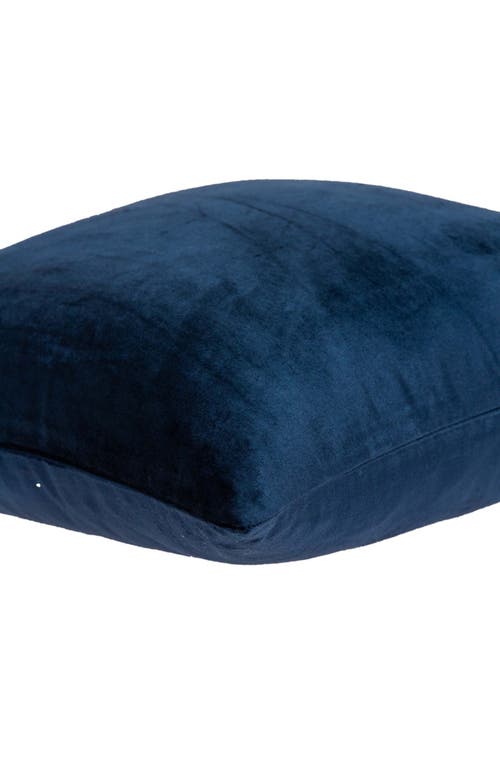 Parkland Collection Jugo Trans Solid Throw Pillow In Navy Blue