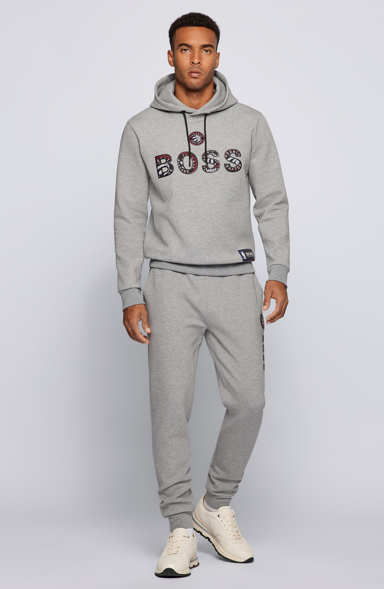 hugo boss raptors hoodie