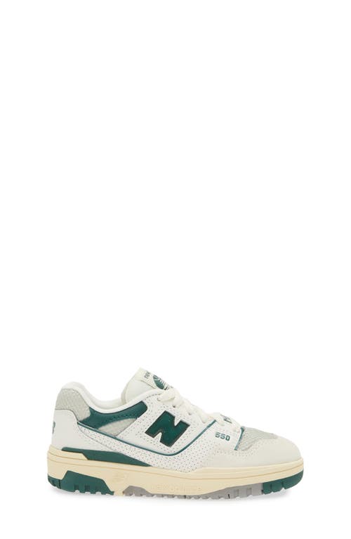 New Balance 550 Basketball Sneaker In Marsh Green/sea Salt