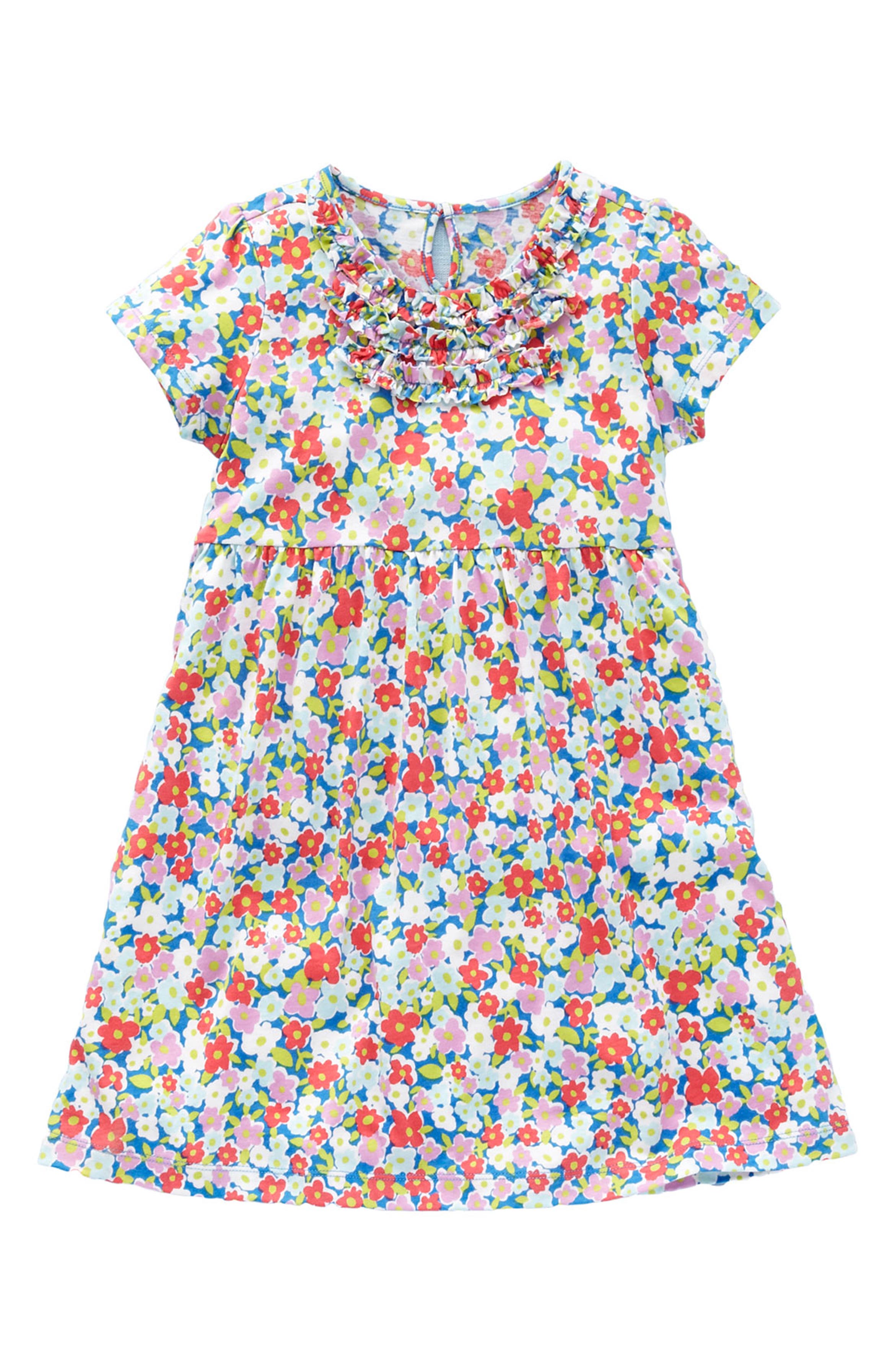 Mini Boden Ruffle Jersey Dress (Little Girls & Big Girls) | Nordstrom