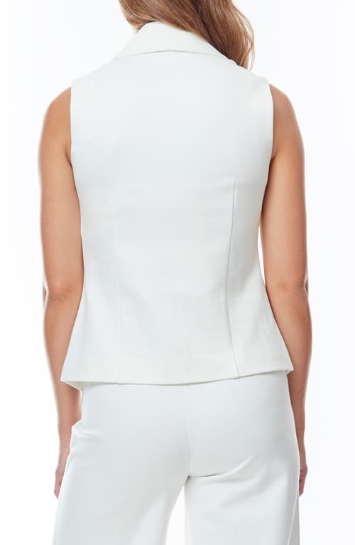 By Design Ponte Vest In Gardenia