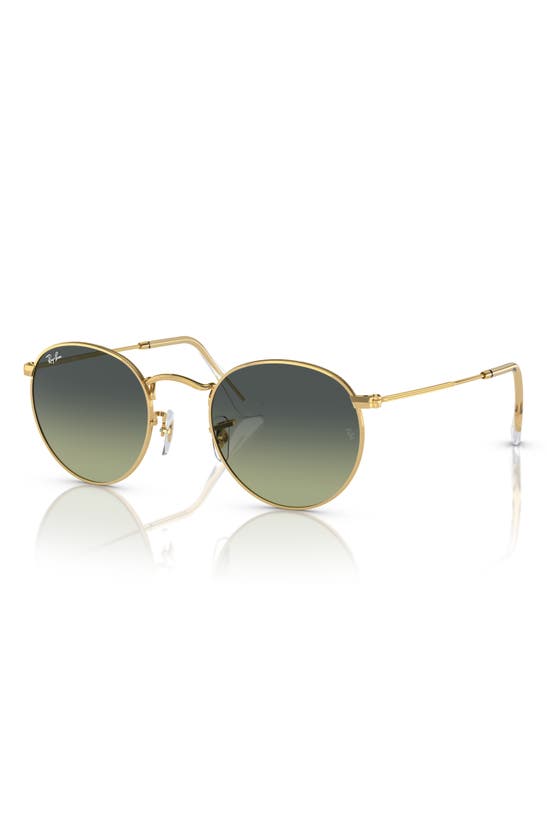 Ray Ban Ray-ban Icons 50mm Round Metal Sunglasses In Green
