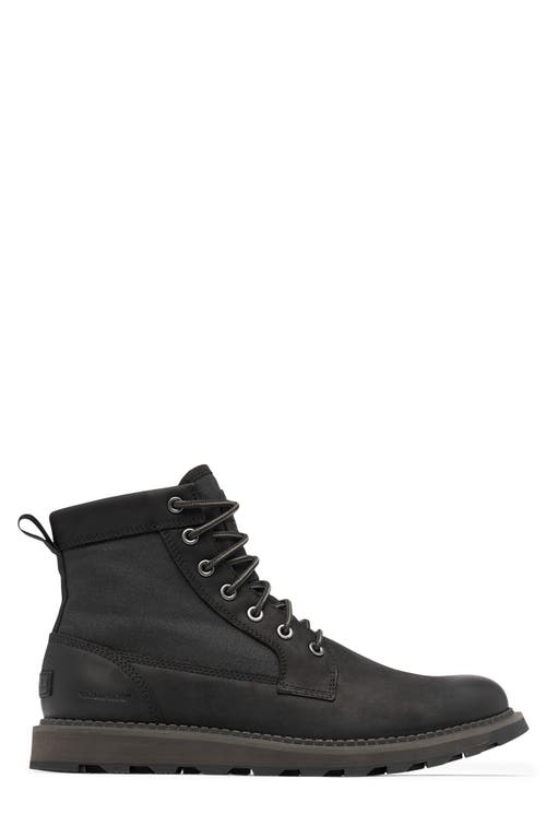 Shop Sorel Madson Ii Field Waterproof Boot In Black/jet