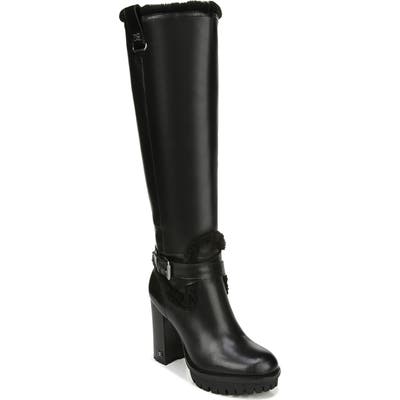 Sam Edelman Tiahna Knee High Platform Boot- Black