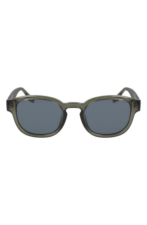 Fluidity 50mm Round Sunglasses in Crystal Converse Utility
