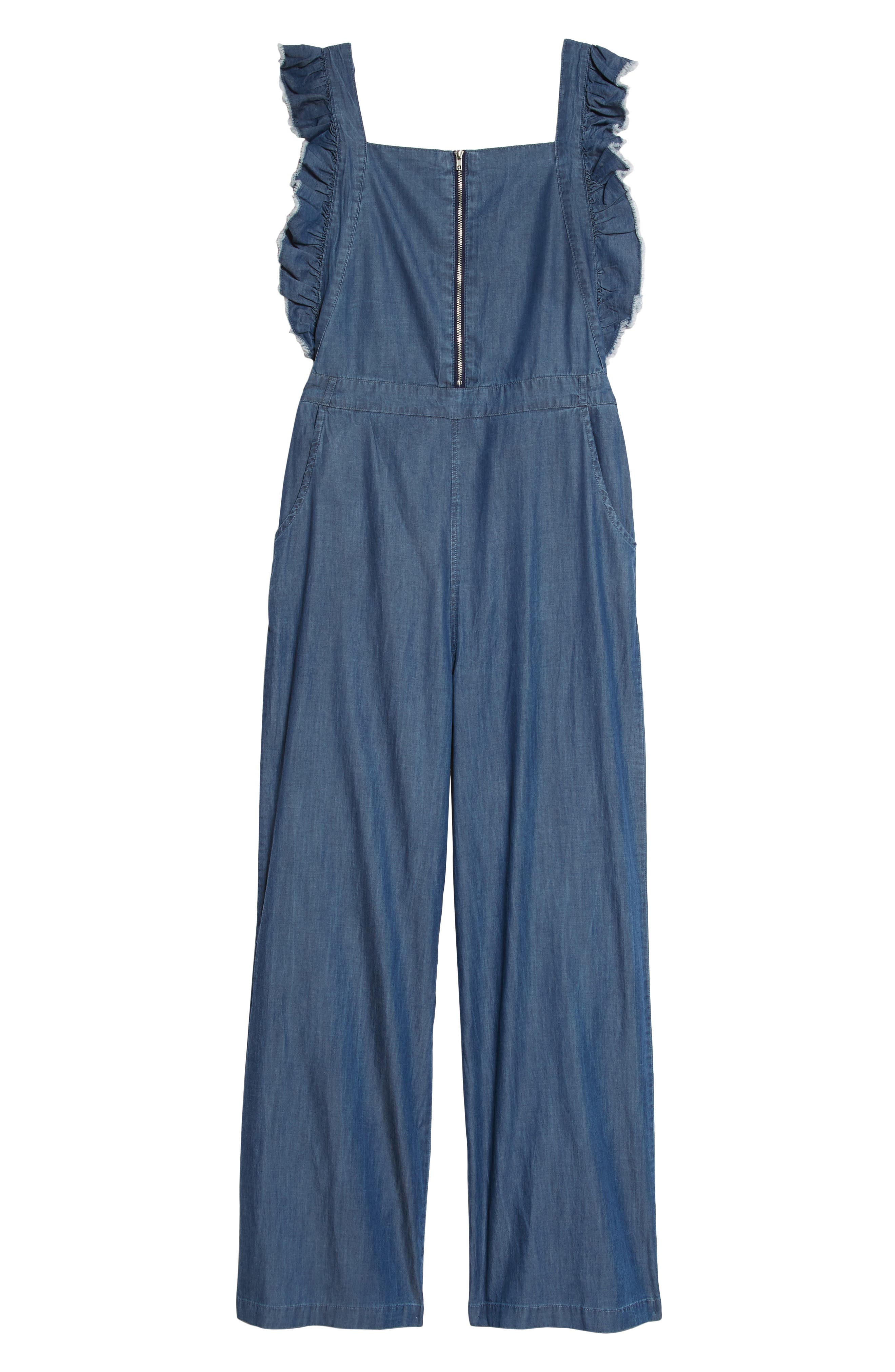 nordstrom denim jumpsuit