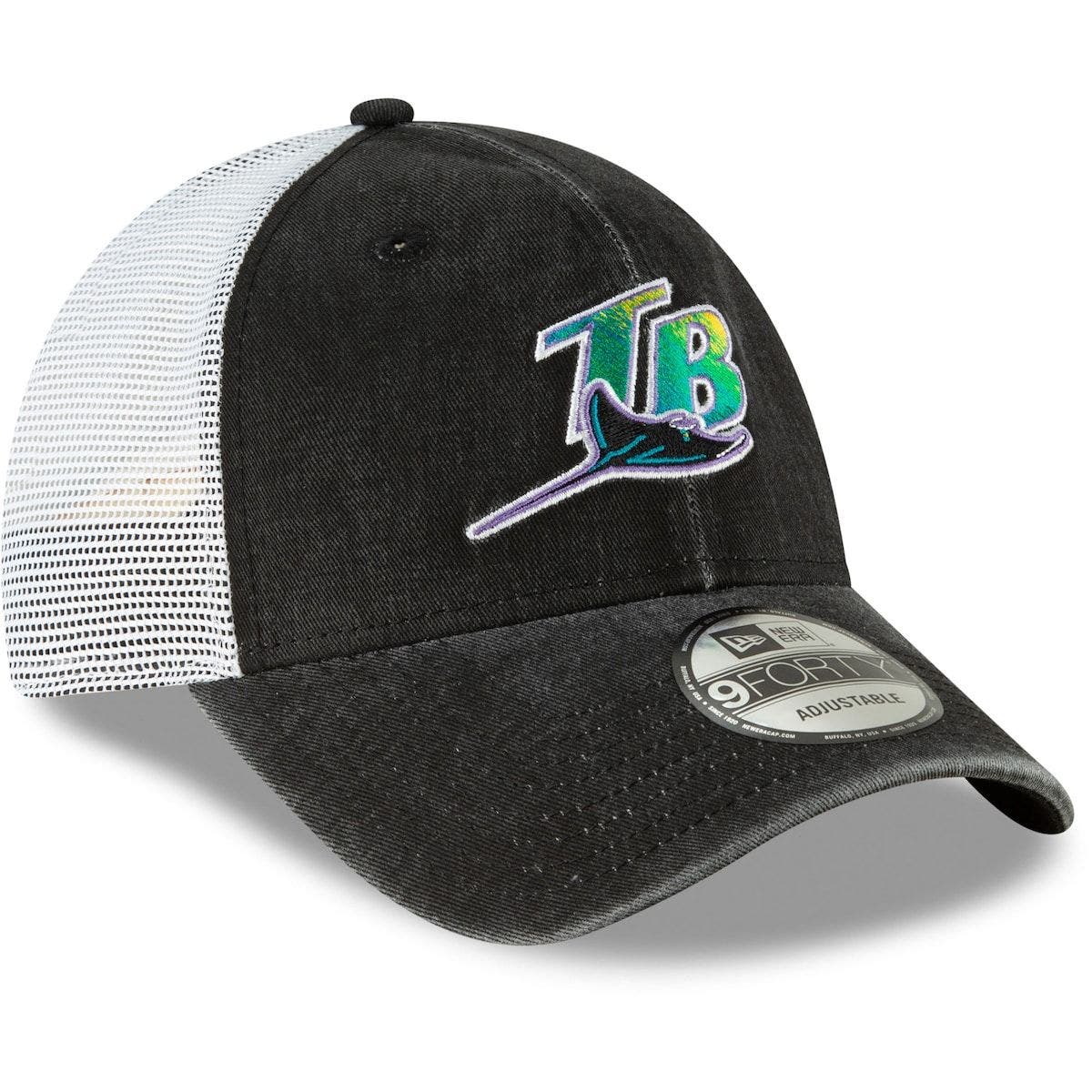 New Era Men's New Era Black Tampa Bay Rays Cooperstown Collection 1998