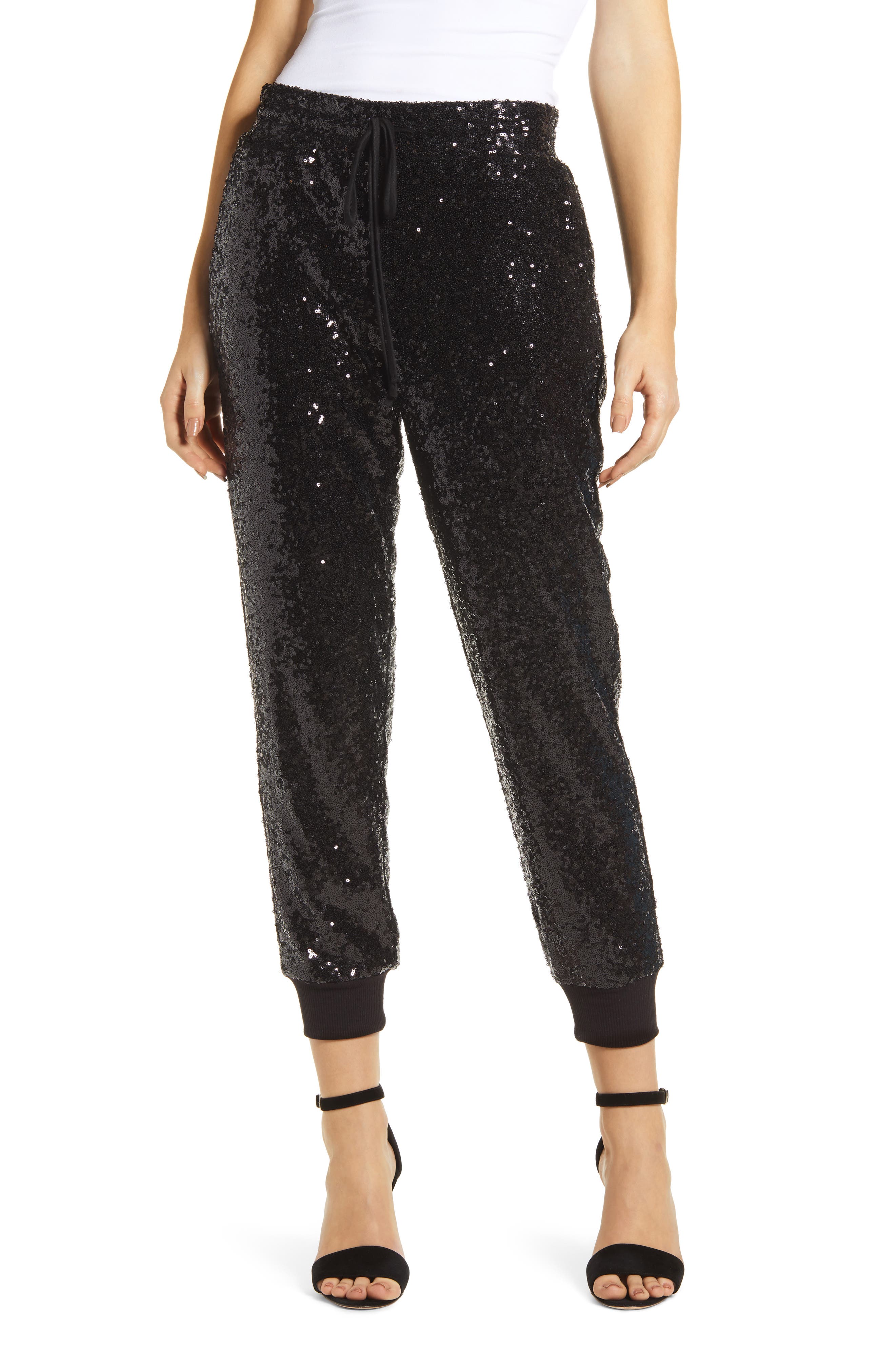 gibson sequin joggers