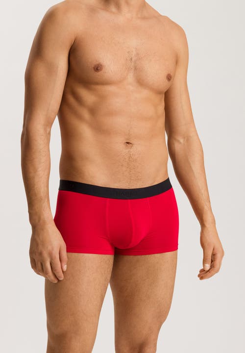 Hanro Micro Touch Boxer Brief In Blessing Red