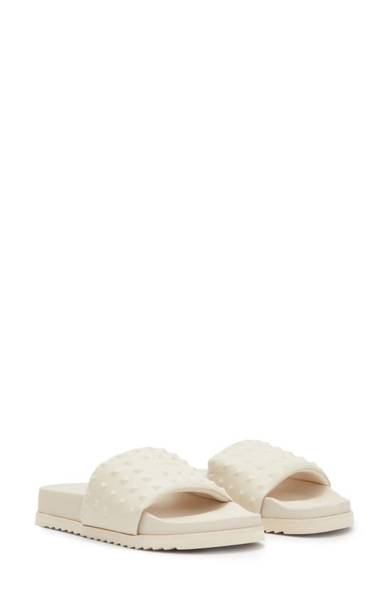 Allsaints Shay Slide Sandal In Chalk White