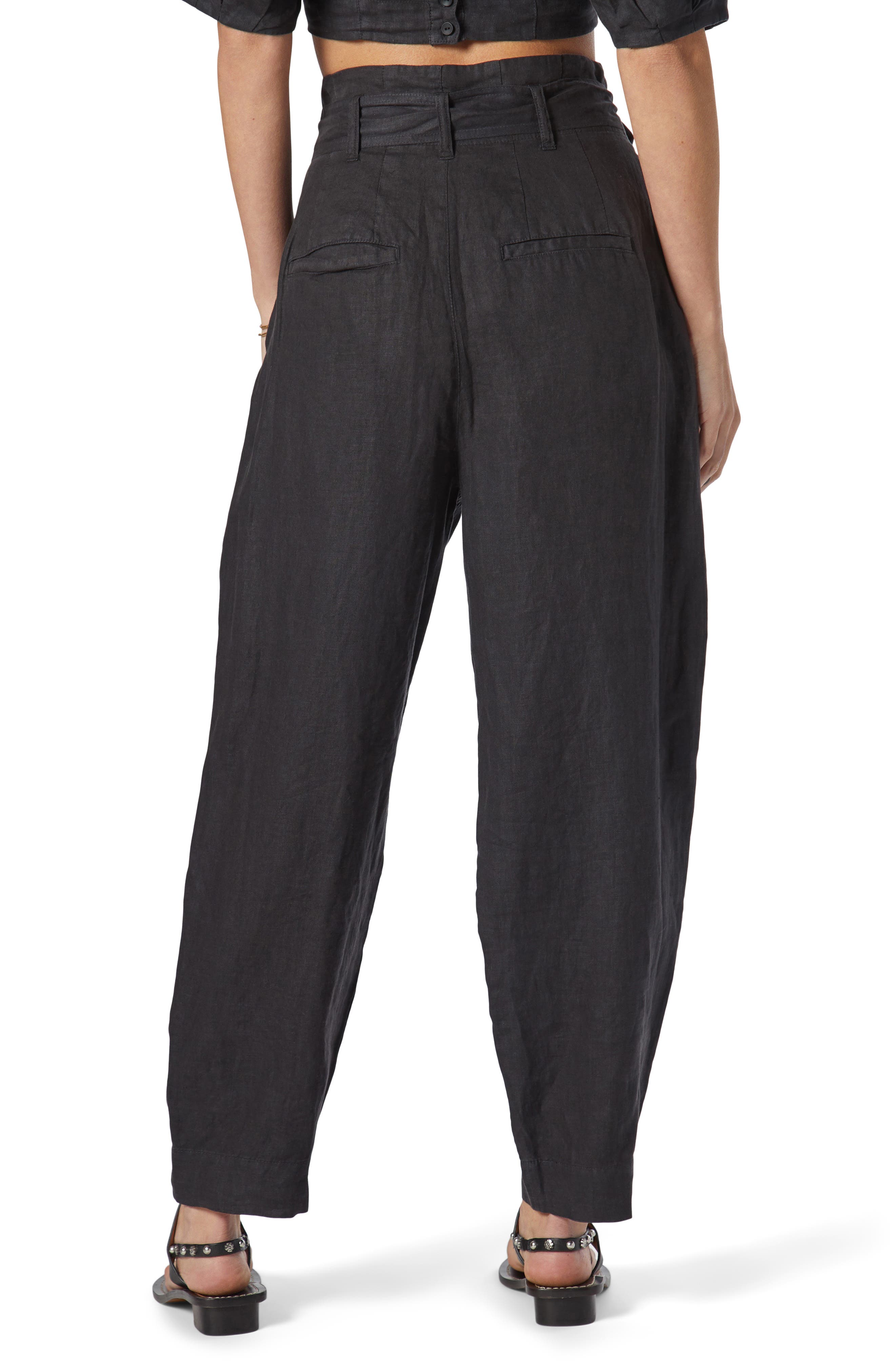 Joie Montgomery Belted Linen Pants 