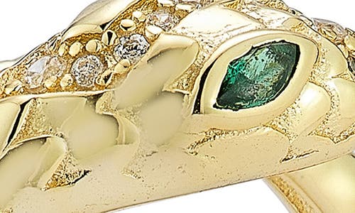 Chloe & Madison Chloe And Madison Snake Ring In Gold