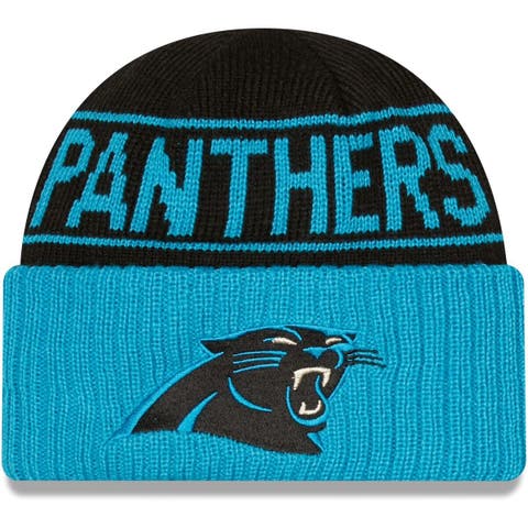 Carolina Panthers NFL Unisex Adult Cuffed Pom Pom Beanie