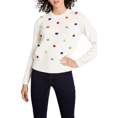 Plus Size Modcloth Bobble Sweater, Ivory