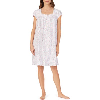 Eileen West Cotton Nightgown, Pink
