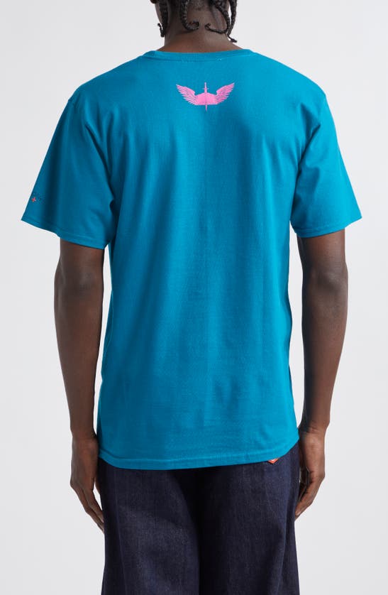 Noah Get Back Up Graphic T-shirt In Teal