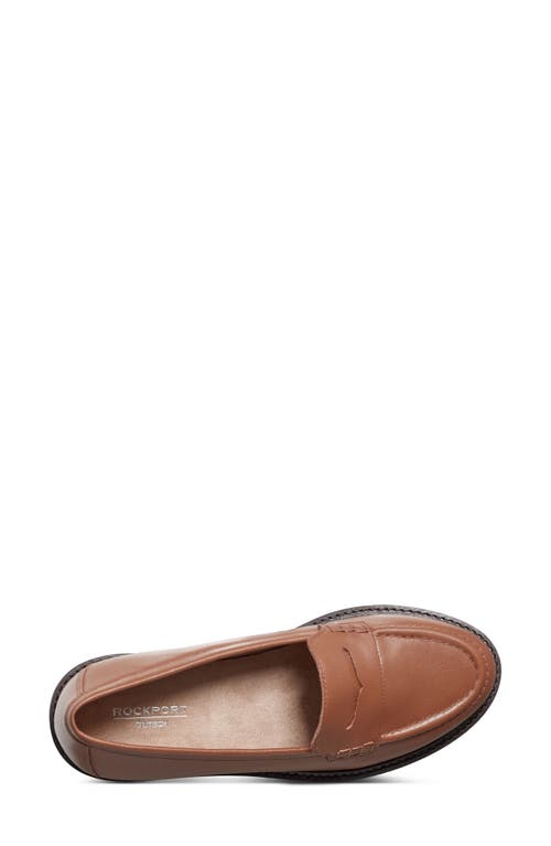 Shop Rockport Kacey Penny Loafer In Dark Natural