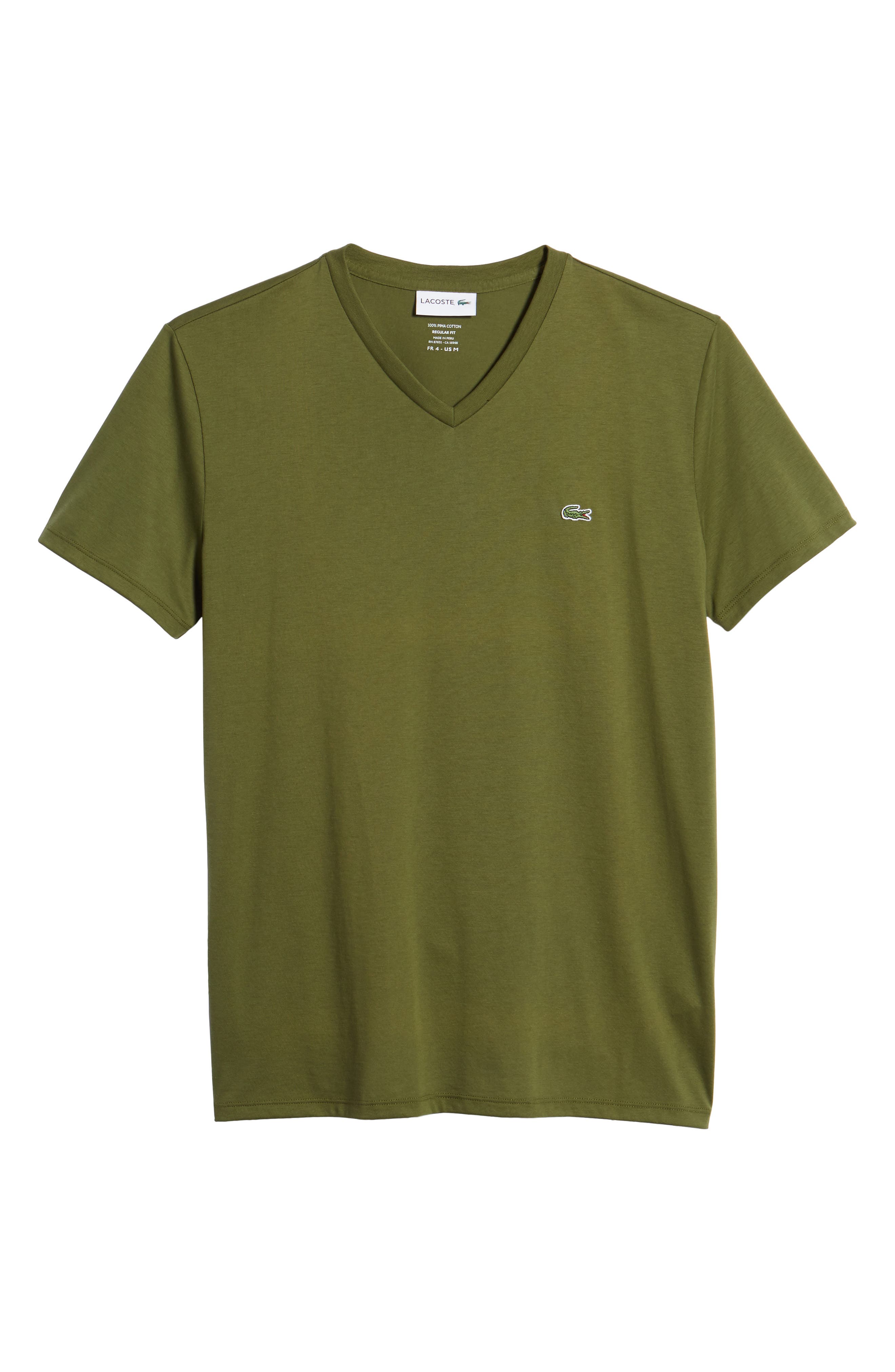 Lacoste | Regular Fit V-Neck T-Shirt | Nordstrom Rack