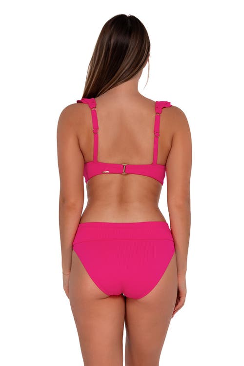 Shop Sunsets Willa Wireless-36e/34f/32g In Begonia Sandbar Rib