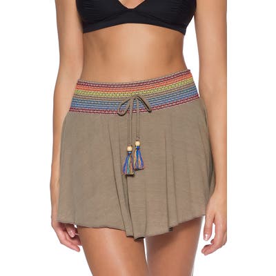 Soluna Sunset Cover-Up Skirt, Brown