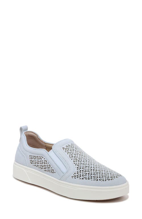 Kimmie Perforated Suede Slip-On Sneaker in Ballad Blue