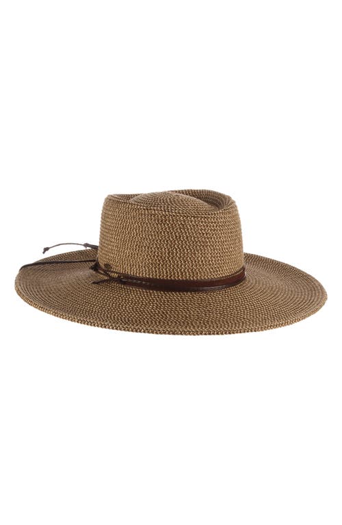 Scala Cord Upf 50+ Straw Hat In Brown