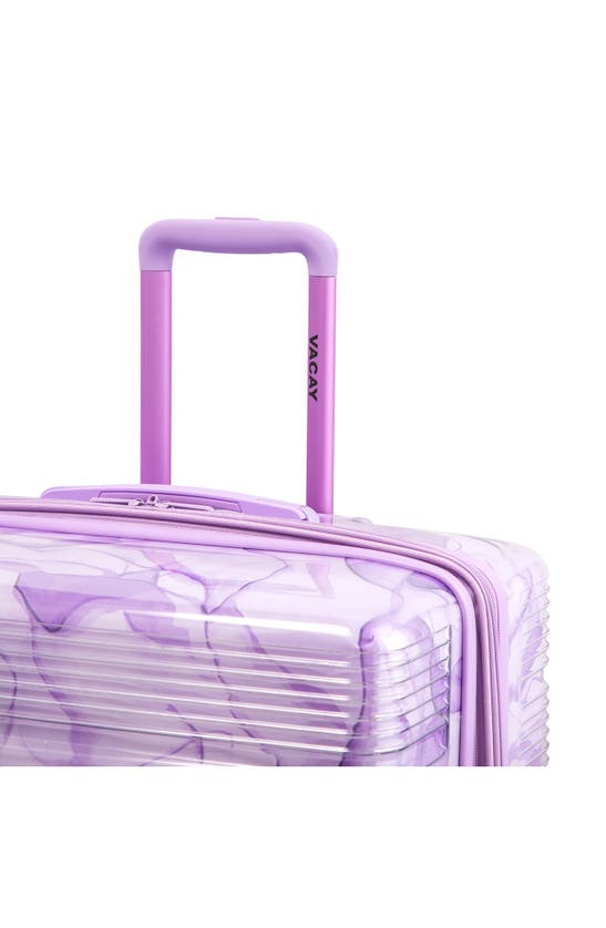 Vacay Spotlight Clear 2piece Lightweight Luggage Set In Purple ModeSens