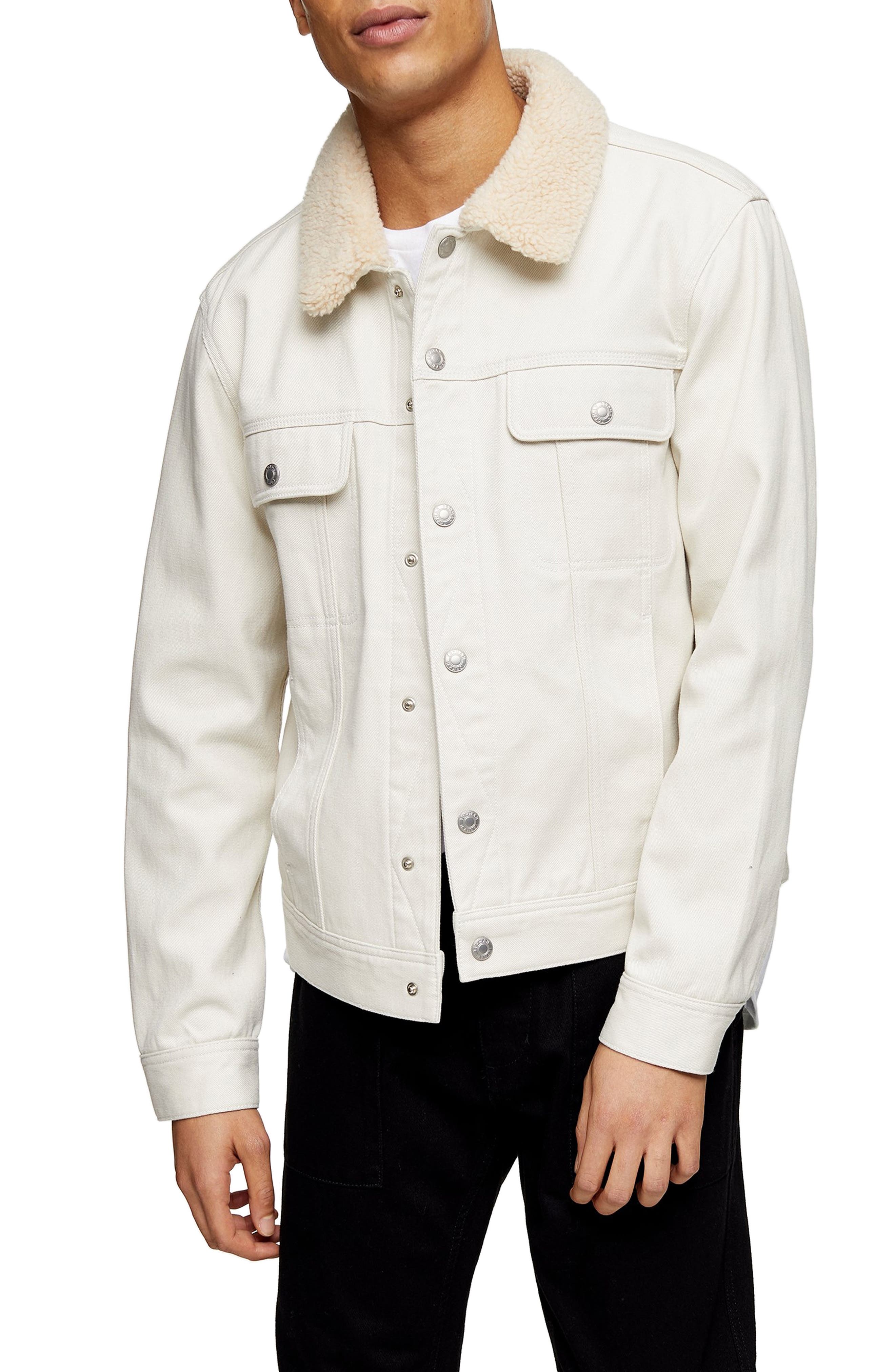 fluffy trucker jacket