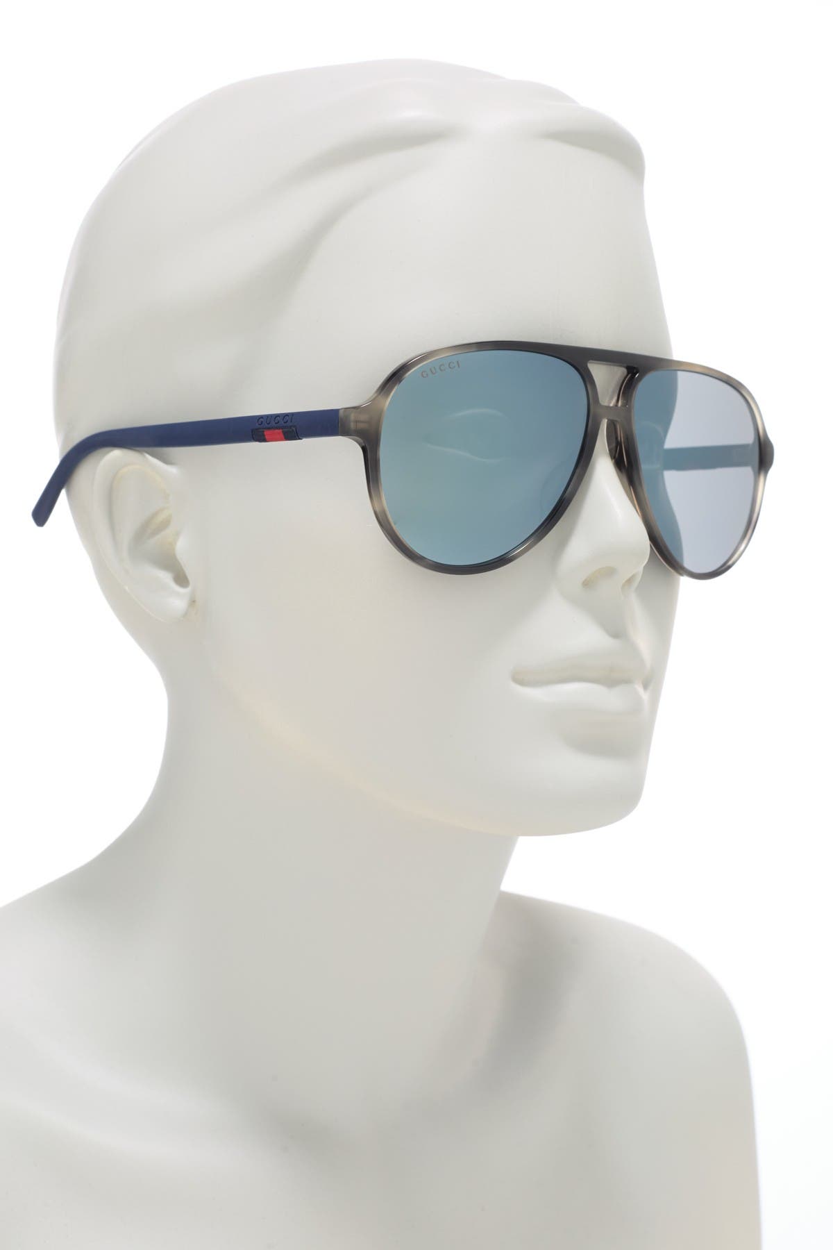 gucci 60mm aviator sunglasses