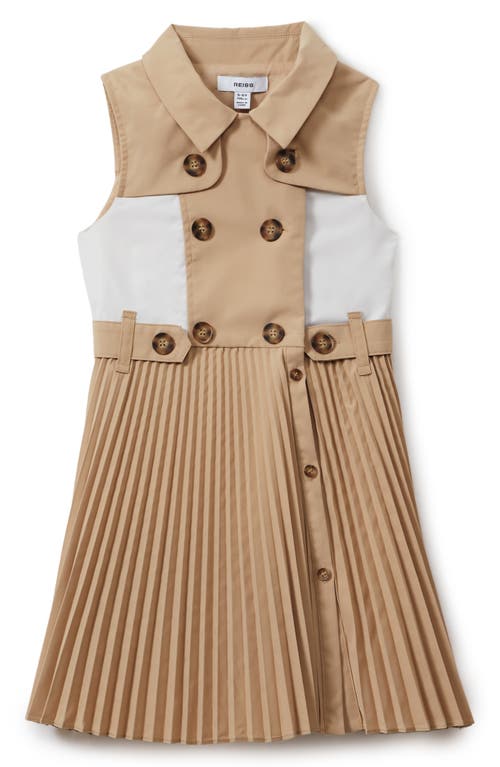 Reiss Kids' Georgina Dress In Camel