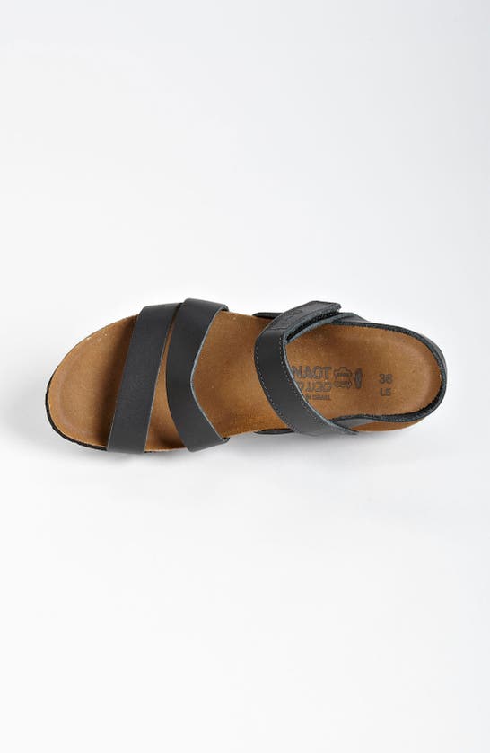 Naot Women's Kayla Sandal In Matte Black In Black Leather