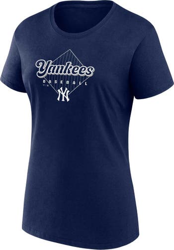 New York Yankees Fanatics Branded Women's Wordmark Stack Leggings - Black