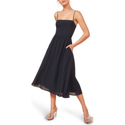 Reformation Rosehip Fit & Flare Dress