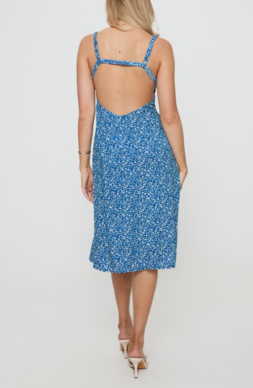 PRINCESS POLLY PRINCESS POLLY GEORGIA PRINT OPEN BACK MIDI DRESS 