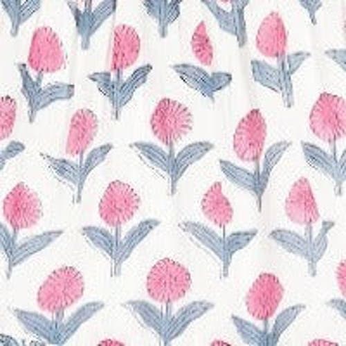 Mer St. Barth Sophie Tassel Dress In Pink Flower