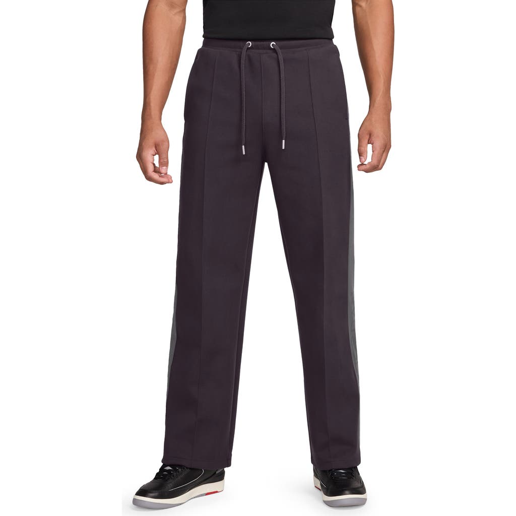 Shop Jordan Air Drawstring Pants In Off Noir