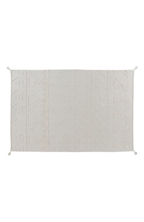 Lorena Canals Tribu Washable Recycled Cotton Blend Rug in Natural at Nordstrom