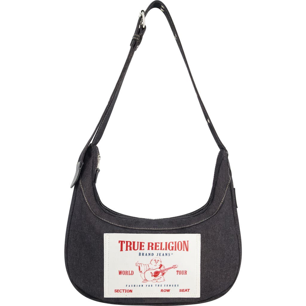 TRUE RELIGION BRAND JEANS TRUE RELIGION BRAND JEANS LOGO POCKET SHOULDER BAG