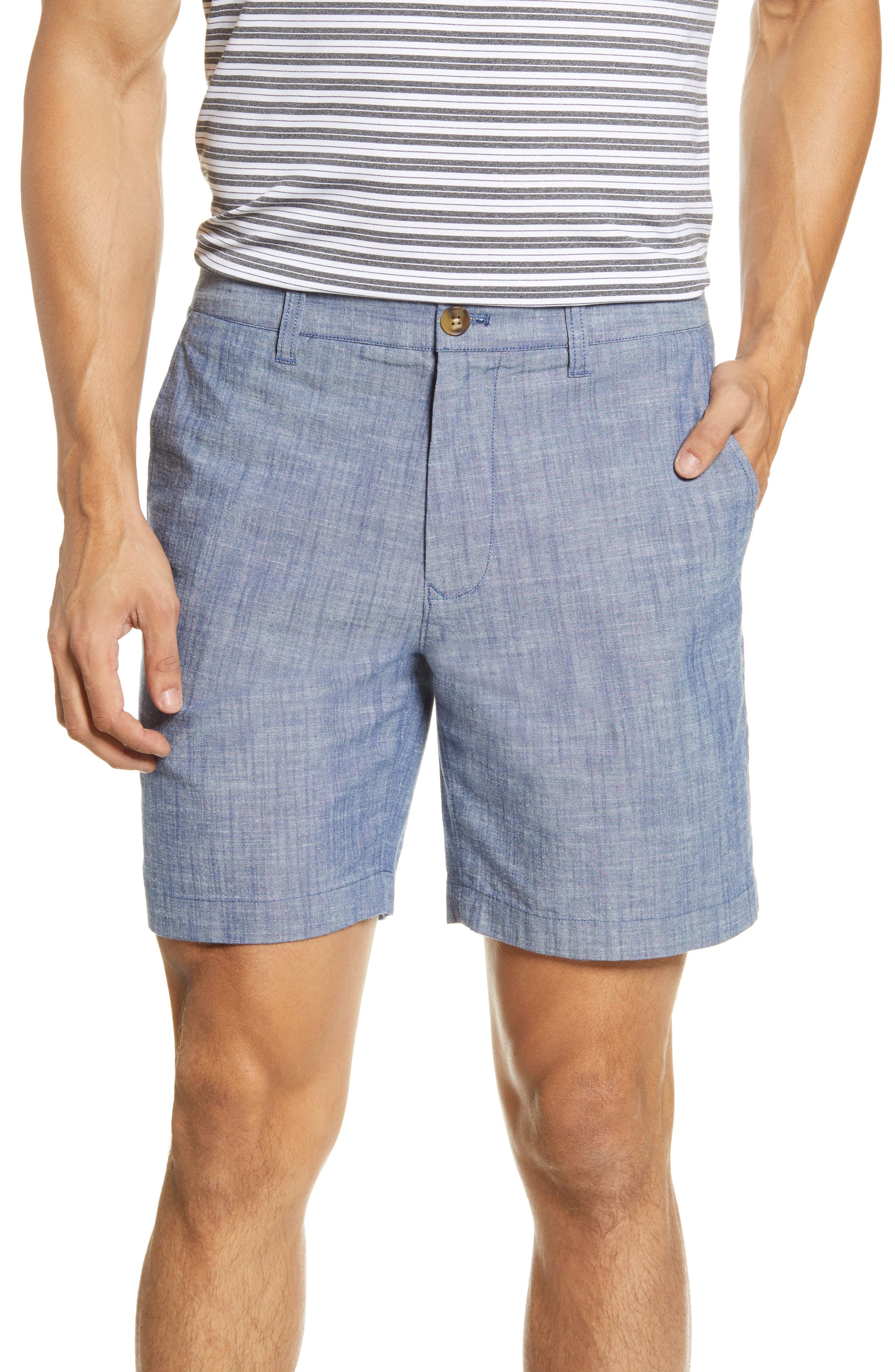 Dark Solid Navy Chambray | ModeSens